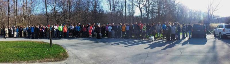 Group of hikers at Appalachian Outfitters hiking series