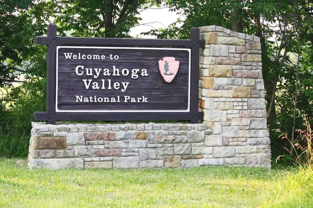 Cuyahoga Valley National Park Sign