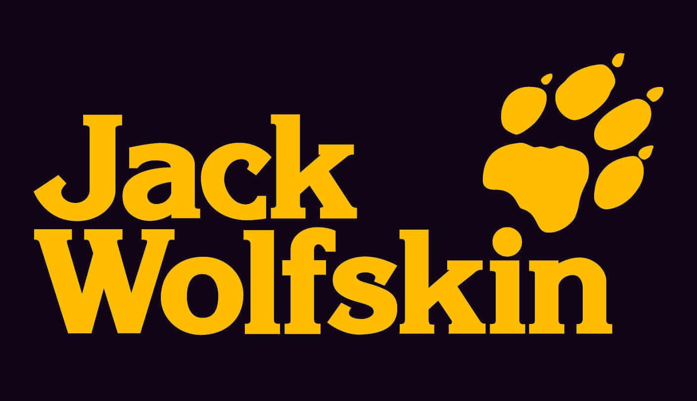 The black and yellow Jack Wolfskin logo.