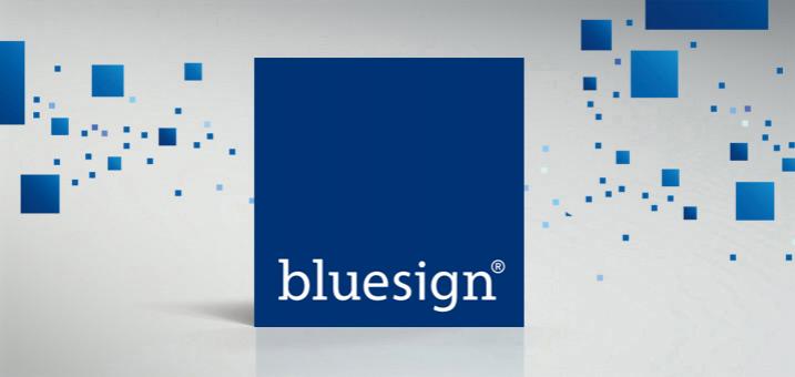 The bluesign logo