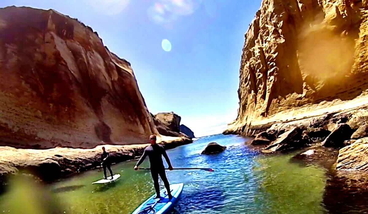 Surftech Paddle Boarding in slot canyon photo credit: Brad Shorb