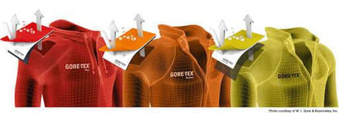 The three Gore-Tex constructions