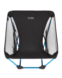 Black and blue Helinox ground chair