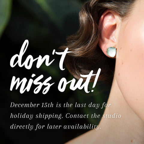 Hannah Blount Jewelry | Handmade Holiday | 12/15 ground shipping