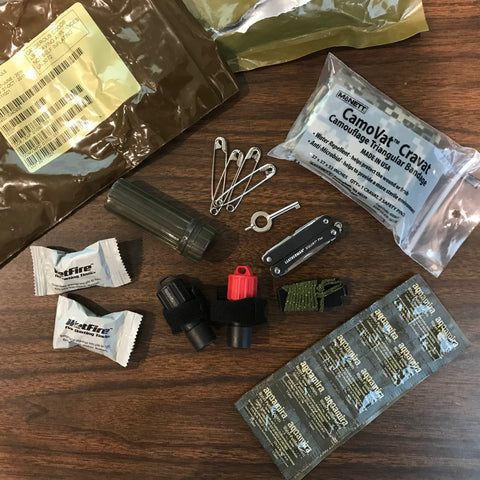 Survival Kit Module from US Air Force Downed Pilot Aviation Life Support Equipment