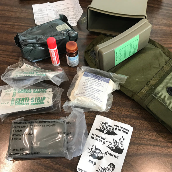 Contents of the First Aid Kit, Individual