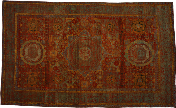 Traditional Mamluk Hand-knotted Turkish Carpet