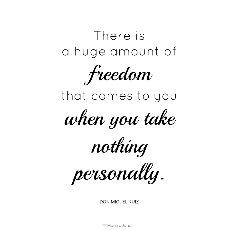 Take Nothing Personally