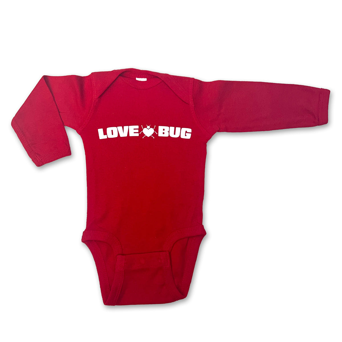 Converge Overflødig Estate Sol Baby Love Bug Long Sleeve Red Bodysuit