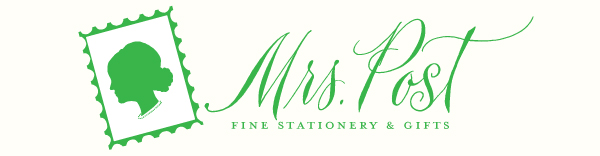Mrs. Post Stationery