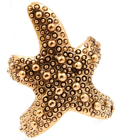 Gold Starfish Ring