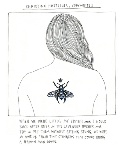From Pen & Ink, Tattoos and the stories behind them