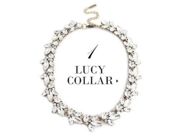 olive + piper Lucy Crystal Statement Necklace