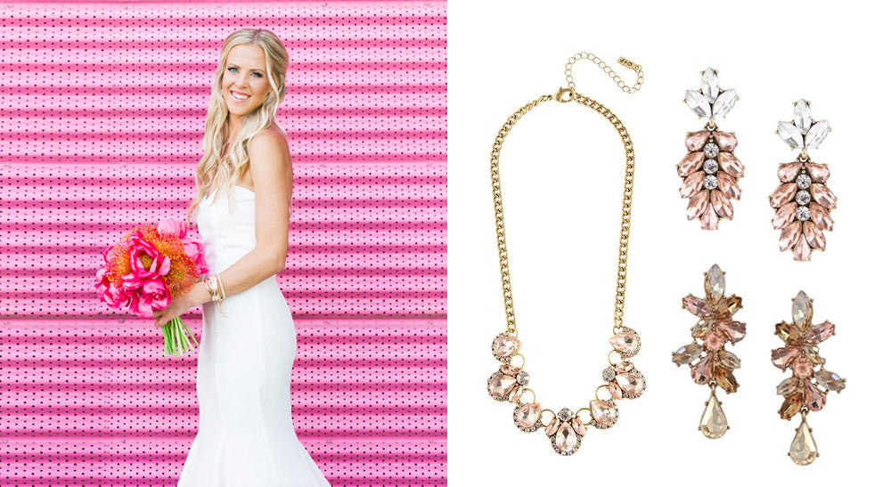 Wedding Jewelry with a Pop of Color