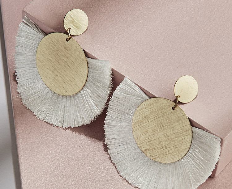 olive + piper Tropez Fringe Earrings