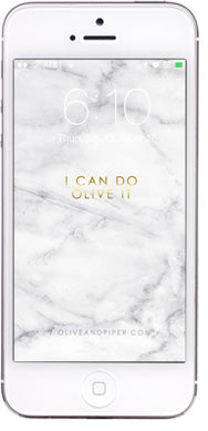 olive + piper Marble Wallpaper for your Phone: I can do olive it