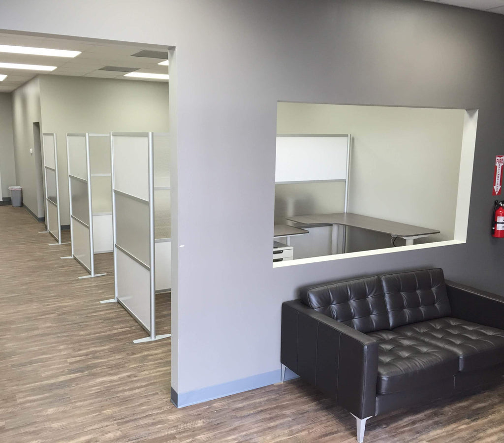 Modern Office Partitions at Jireh Industries Offices