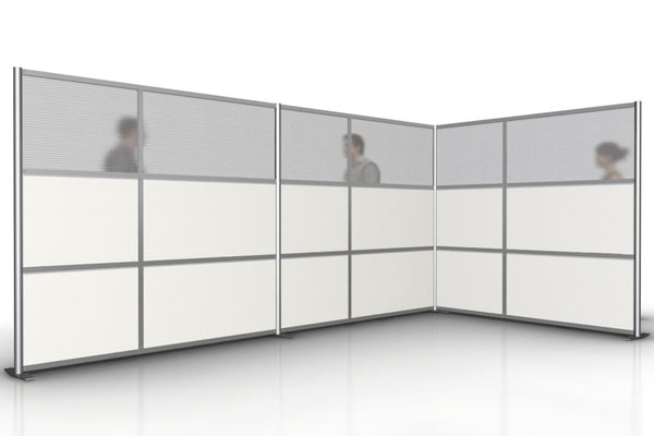 L-Shaped Office Partitions for Conference Room