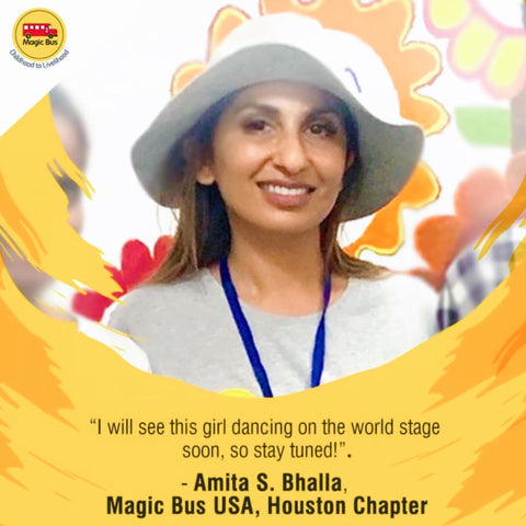 Amita Bhalla, Magic Bus USA, Houston Chapter