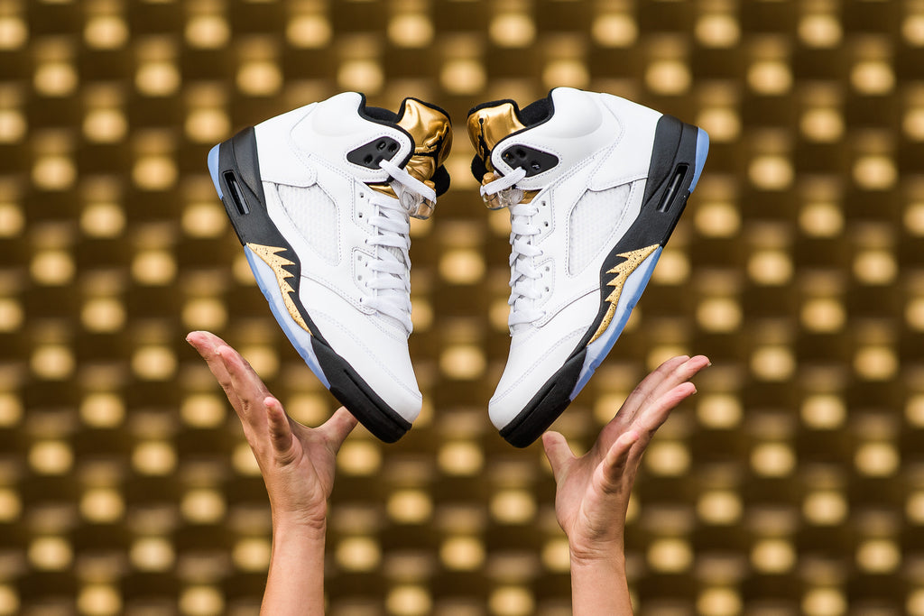 air jordan 5 gold tongue