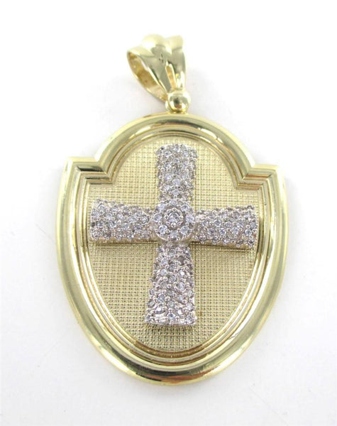 10k gold religious pendant