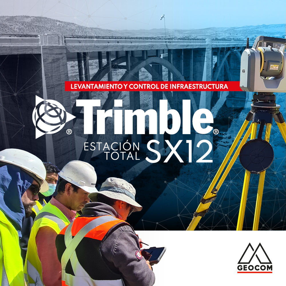 Levantamiento y control de infraestructura con Trimble SX12