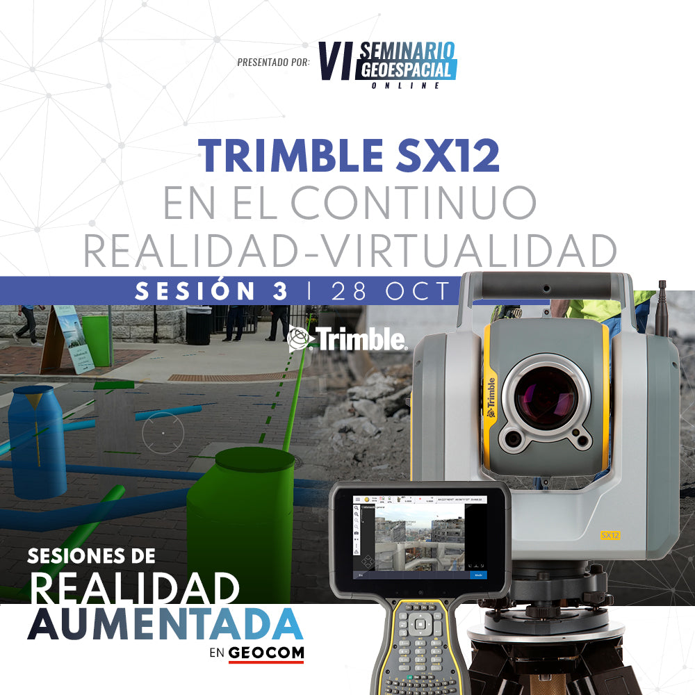 Webinar | Trimble SX12 en el continuo realidad-virtualidad