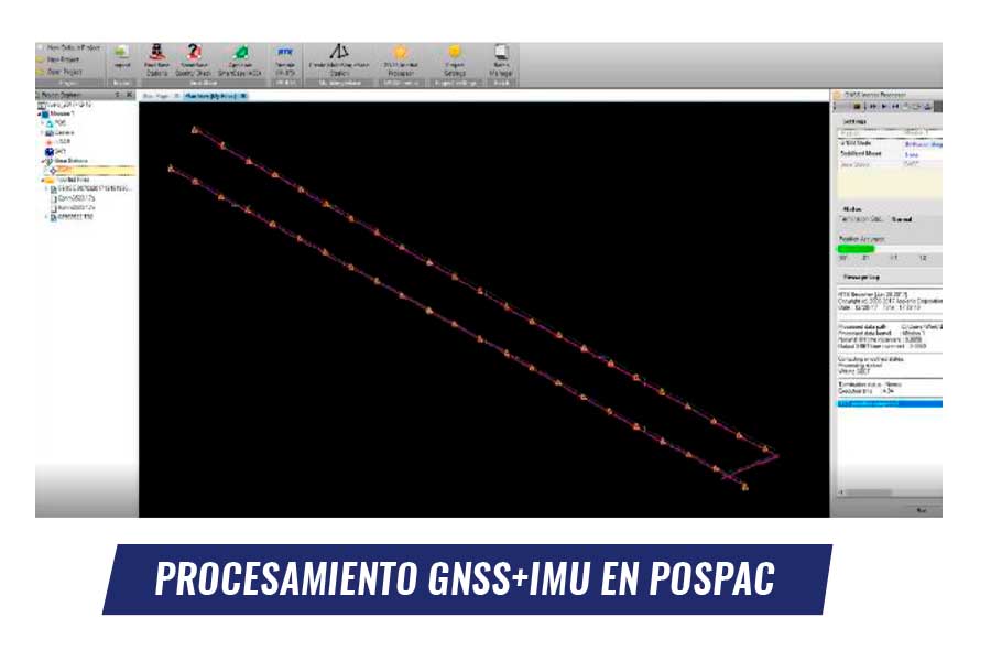 Procesamiento GNSS+IMU en POSPac
