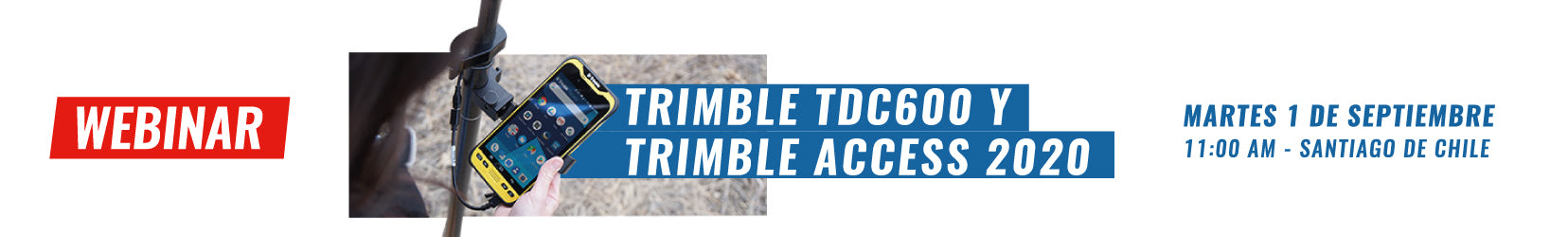 Webinar | Trimbble TDC600 y Trimble Access 2020