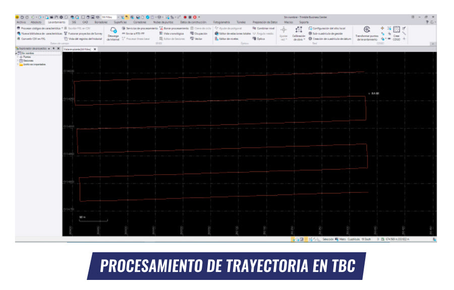 Procesamiento de trayectoria en TBC