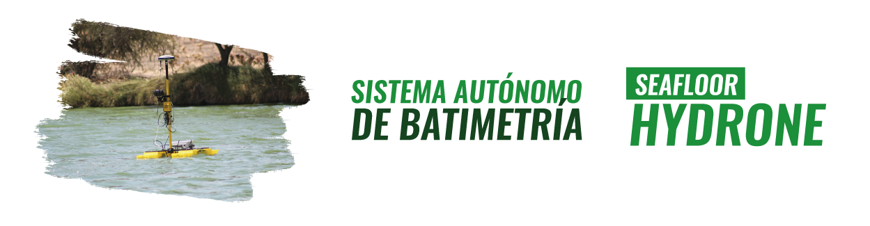 Sistema autónomo para batimetría | Hydrone Seafloor