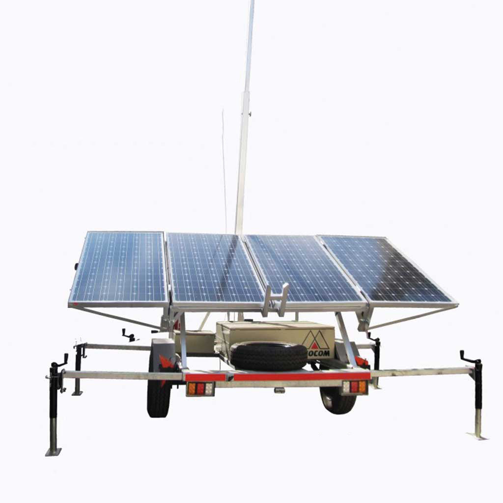 Carro de arrastre solar - Energía autónoma
