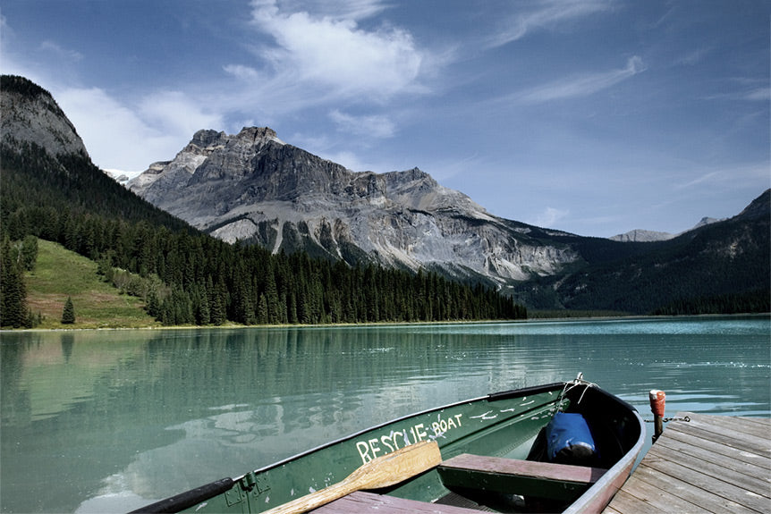 Mountains and Lake image