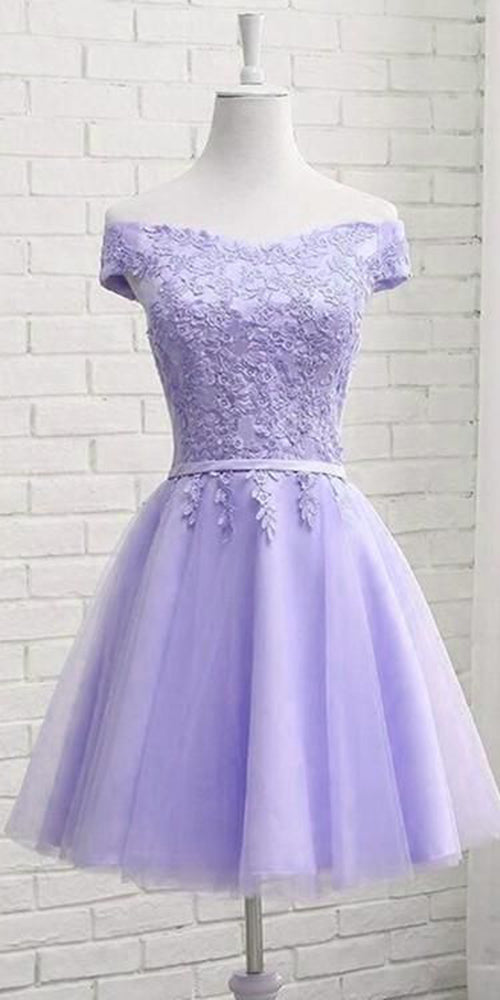 lilac dress short