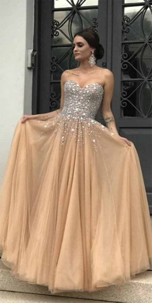 sparkly beaded dress