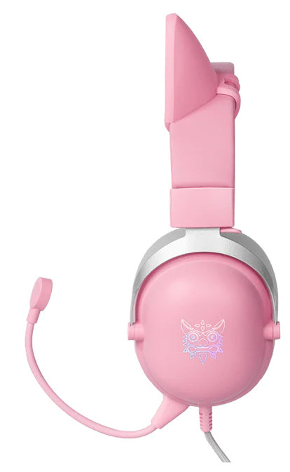 Onikuma X11 Cat Ear Stereo Gaming Headset - Pink