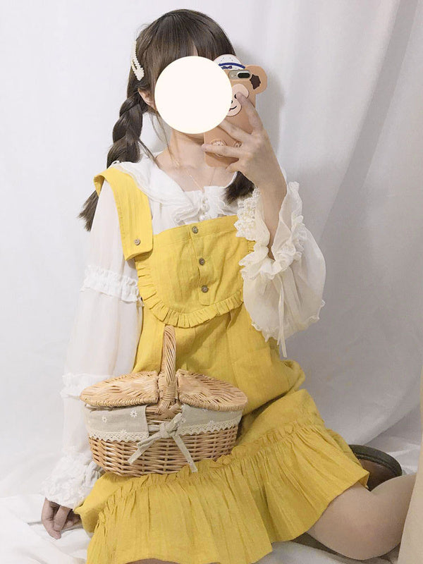 yellow lolita dress