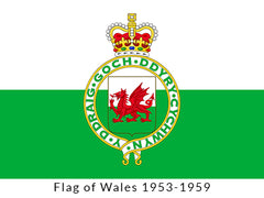 Flag of Wales 1953-1959