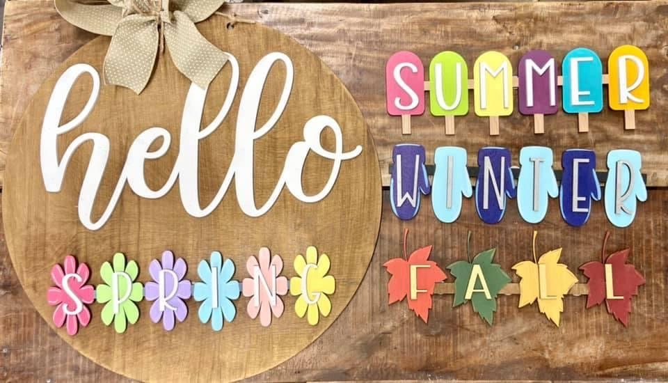 Hello Seasons Doorhanger PRE-ORDER