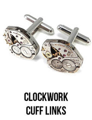 steampunk watch cuff links
