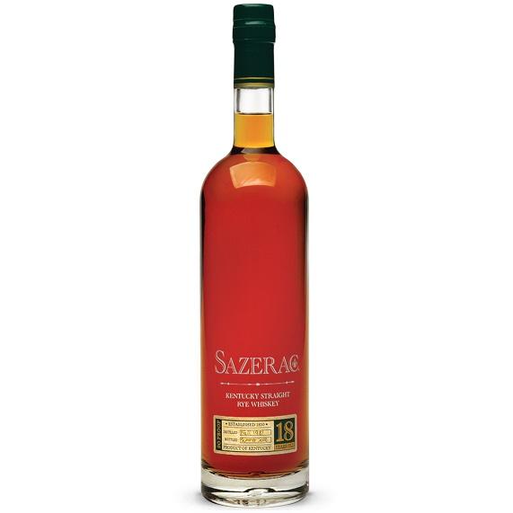 Sazerac rye whiskey 18 yr