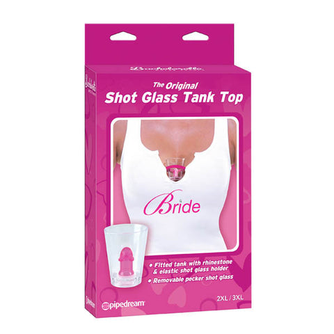Picture of BACHELORETTE PARTY FAVORS - BRIDE SHOT GLASS TANK TOP