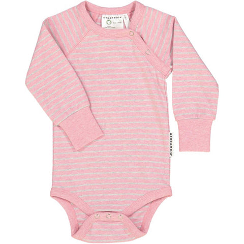 Pink Daisy Stripe Onesie