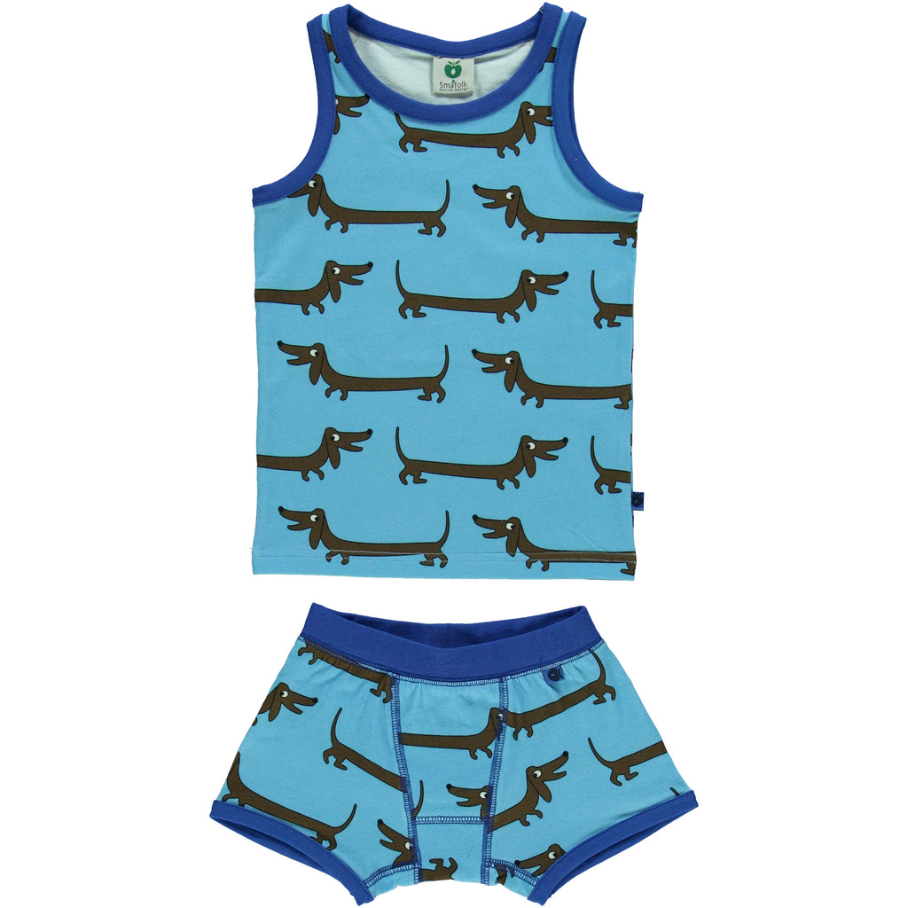 Blue Dogs Boxers & Tank