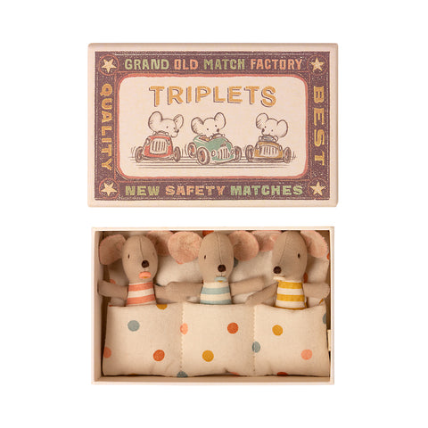 Triplet Babies in Matchbox