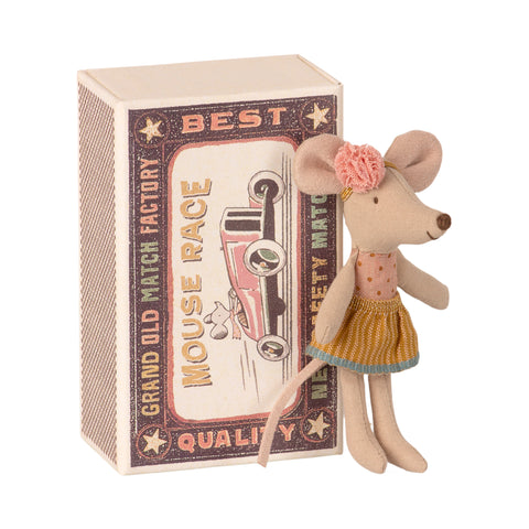 Little Sister Mouse in Matchbox