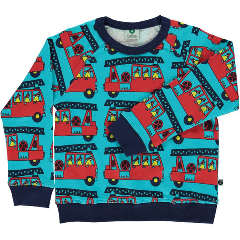 Blue Fire Truck Sweatshirt