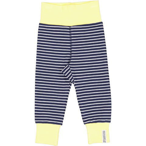 Navy Striped Baby Bottoms