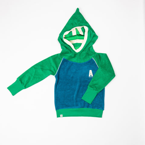 Spring Green Terry Habian Hoodie