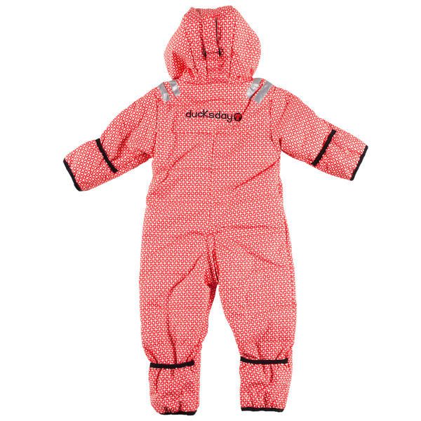 Funky Red Baby Snow Suit